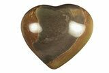 Wide, Polychrome Jasper Heart - Madagascar #268071-1